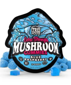 Blue Raspberry Extra-Strength Mushroom Gummies